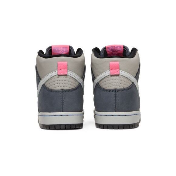 Nike SB Dunk High Pro Medium Grey Mens SIZE 8.5 Cool Grey Shadow (DJ9800-001) - Picture 2 of 5